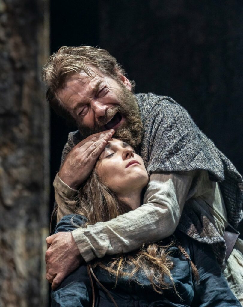 Jessica Revell and Kenneth Branagh in King Lear